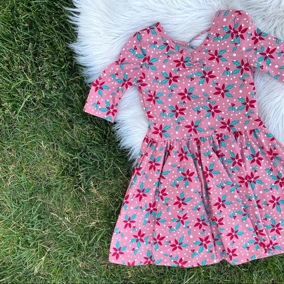 DotDotSmile pink holiday Ballerina dress 5/6